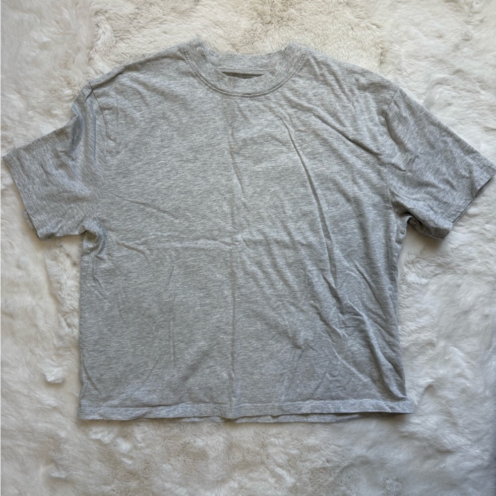 Abercrombie & Fitch Light Gray Tee